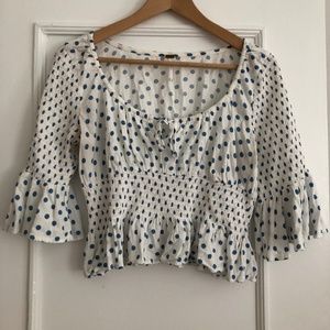 Polka Dot Crop Top